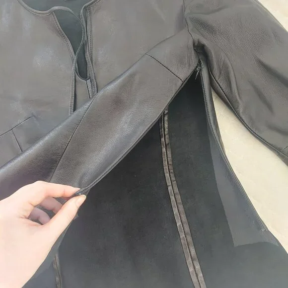 Danier leather two piece skirt suit - Picture 6 of 10